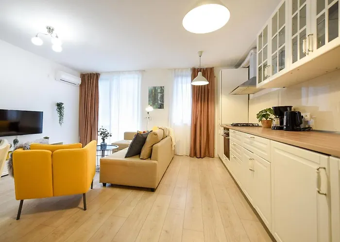 Apartman The Comfy Spot - 1 Br-apartment & Parking Included In North Business Area Bukarest